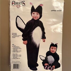 Little Skunk Kids Costume - Black and White